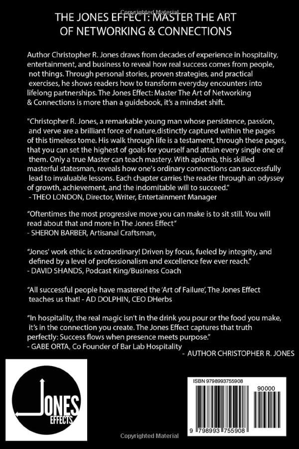 THE JONES EFFECT MASTER THE ART OF NETWORKING & CONNECTIONS